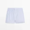 100 % bomullsboxershorts med striper 100 % bomullsboxershorts med striper