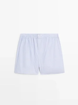 100 % bomullsboxershorts med striper