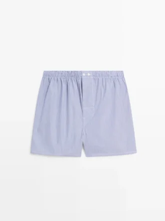 100 % bomullsboxershorts med striper