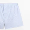 100 % bomullsboxershorts med striper 100 % bomullsboxershorts med striper