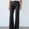 100 % linbukser med kick flare-passform 100 % linbukser med kick flare-passform