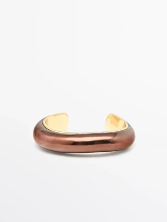 Armbånd med patinaeffekt i bronse