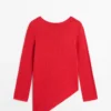 Asymmetrisk strikket genser Asymmetrisk strikket genser