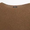 Asymmetrisk strikket kappe-genser Asymmetrisk strikket kappe-genser
