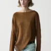 Asymmetrisk strikket kappe-genser Asymmetrisk strikket kappe-genser