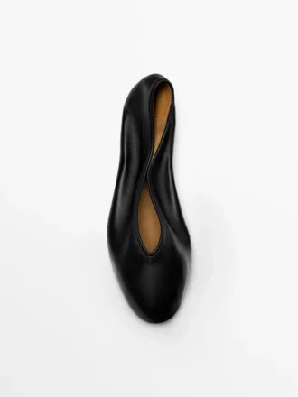 Ballerinasko i mykt skinn