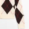 Bomulls-argyle-Cardigan