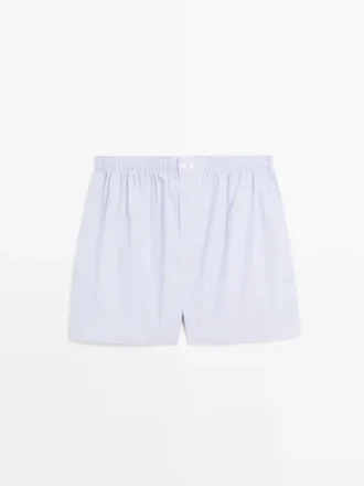 Boxershorts med mikrorutemønster