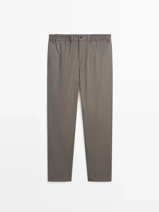 Bukser i Cool Wool-blanding Bukser i Cool Wool-blanding
