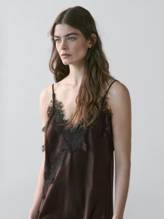 Camisole-kjoler med blonder