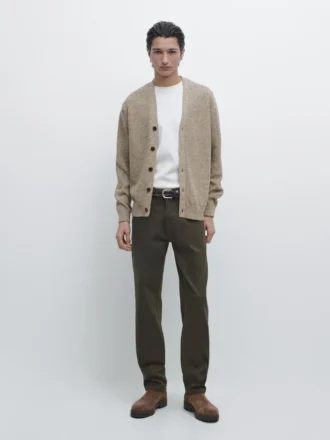 Cardigan i bomull med knapper