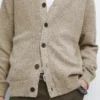 Cardigan i bomull med knapper