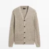 Cardigan i bomull med knapper