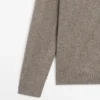 Cardigans i ullblanding med hette