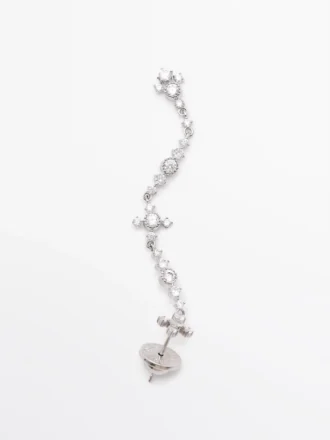 Dangle-øreringer med rhinestones Dangle-øreringer med rhinestones