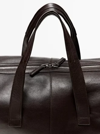 Duffelbag i nappa-lær