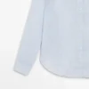 Flytende skjorte i 100 % lin med nålestriper Flytende skjorte i 100 % lin med nålestriper