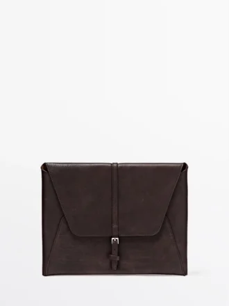 Ipad-etui i nappaskinn