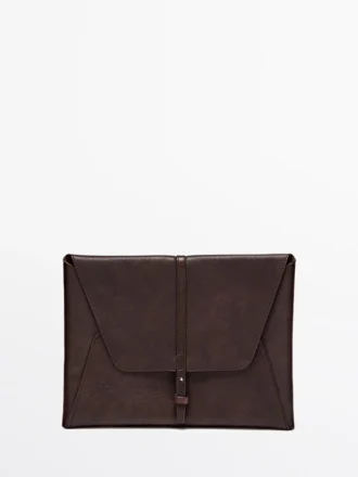 Ipad-etui i nappaskinn