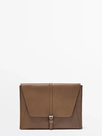 Ipad-etui i nappaskinn