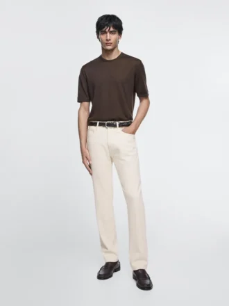 Jeans med avsmalnende passform