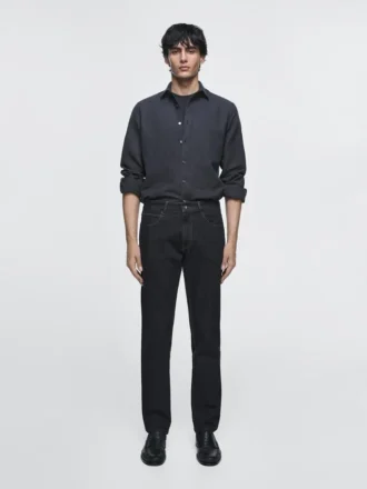 Jeans med avsmalnende passform