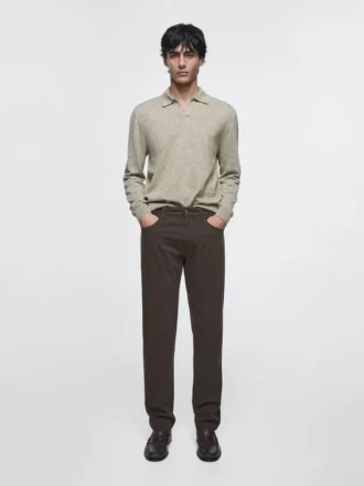 Jeans med avsmalnende passform