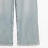 Jeans med høy midje og barrel-passform