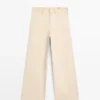 Jeans med lav midje og vide ben