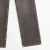 Jeans med rett ben og lav midje