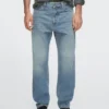 Jeans med rette ben