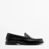 Lærloafers med blank finish Lærloafers med blank finish