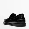 Lærloafers med blank finish Lærloafers med blank finish