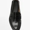 Lærloafers med penny-rem Lærloafers med penny-rem