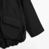 Lang parkas i teknisk stoff