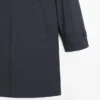 Lang parkas med hette
