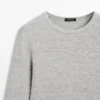 Langermet T-skjorte med flekkete detaljer