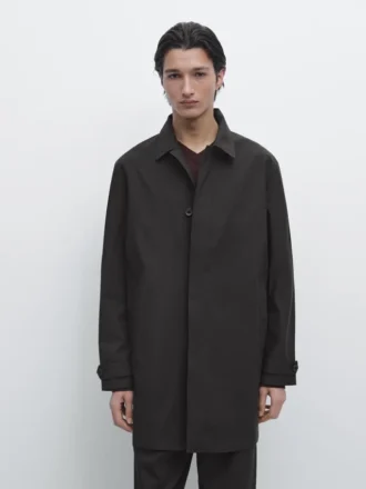 Lett parkas i teknisk stoff