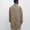 Lett trenchcoat i bomullsblanding Lett trenchcoat i bomullsblanding