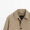 Lett trenchcoat i bomullsblanding Lett trenchcoat i bomullsblanding