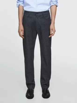 Lette, slim-fit jeans med vasket look