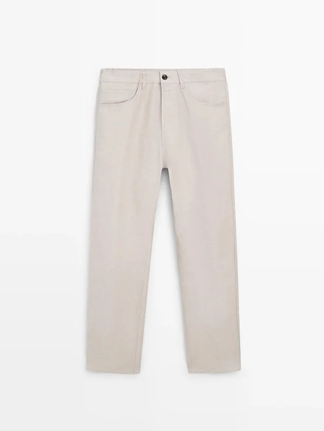 Linbukser med semi-jogger-passform Linbukser med semi-jogger-passform