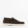Loafers i split-lær i støvelstil Loafers i split-lær i støvelstil