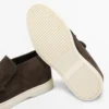 Loafers i split-lær i støvelstil Loafers i split-lær i støvelstil