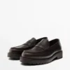 Loafers med moc-tå og track-såle