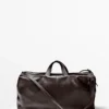 Maxi-duffelbag i nappaskinn