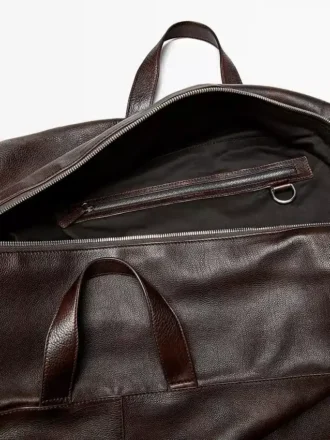 Maxi-duffelbag i nappaskinn