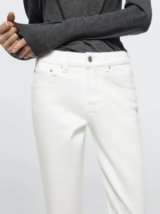 Mid-Rise Cropped Slim Fit-jeans