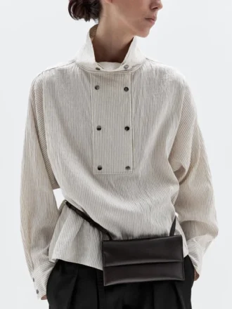 Mini-crossbody-veske i nappaskinn