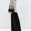 Mini-crossbody-veske i nappaskinn